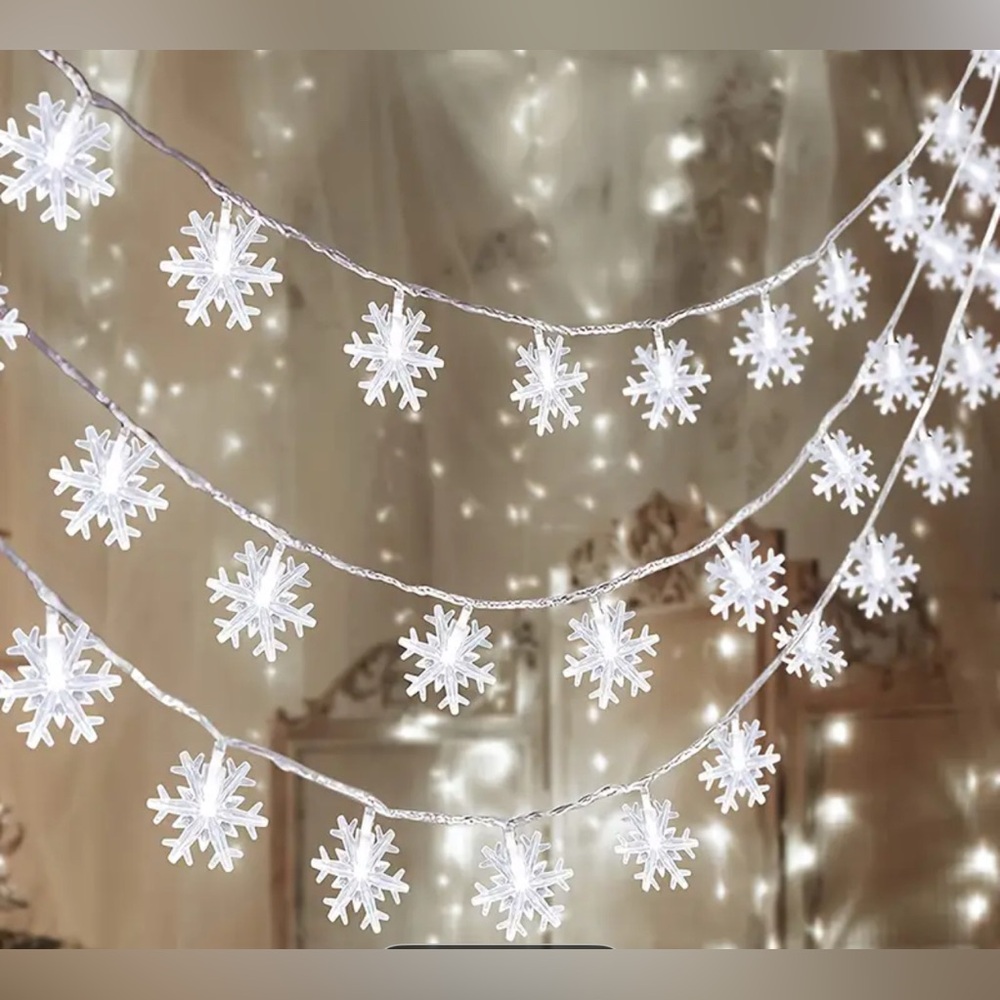 Snowflake lights - Picture 2 of 5